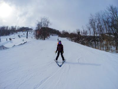 Skiing at Wisp Resort in Deep Creek Maryland 