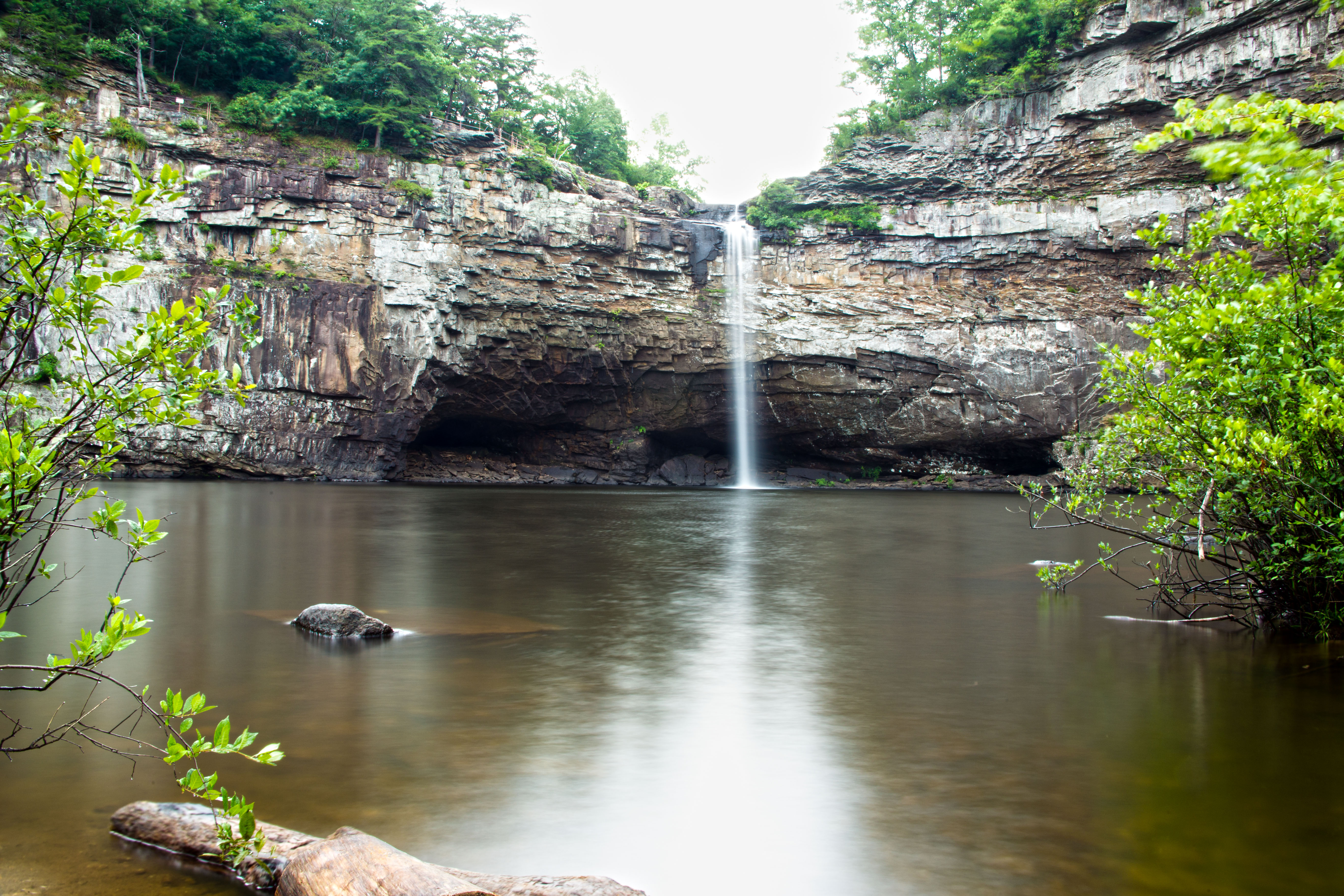 Base of DeSoto Falls Trail