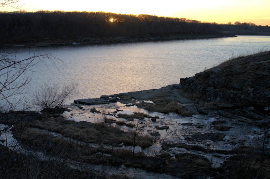 Hike to the Lake Macbride Waterfall, Lake Macbride Interpretive Trail