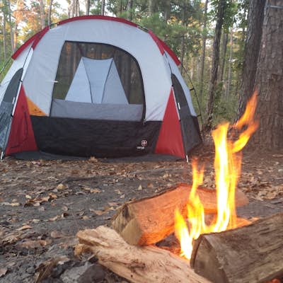 Camp at Kelly's Pond, Sam Houston National Forest
