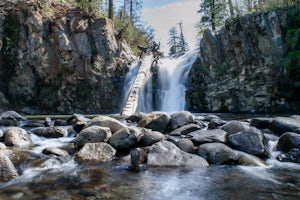 Swim at Hatchet Falls