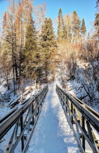 Snowshoe the Split Rock River Loop Trail