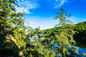 Hike to Lovers Leap on Stuart Island