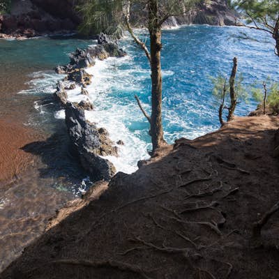 Relax at Red Sand Beach