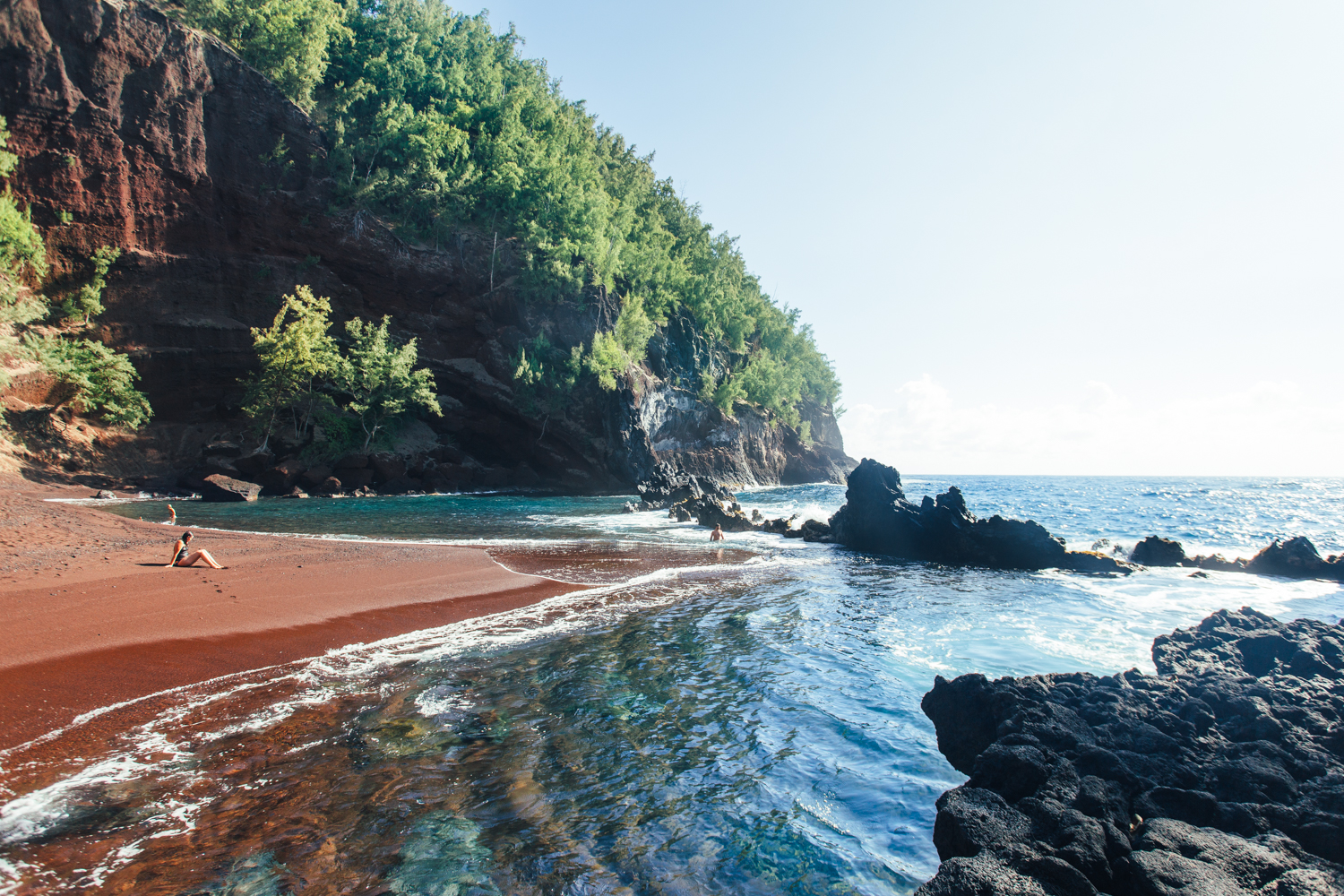 Relax at Red Sand Beach