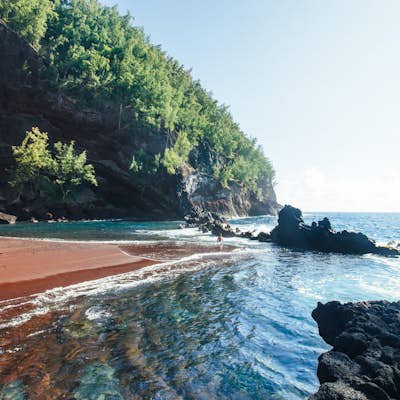 Relax at Red Sand Beach