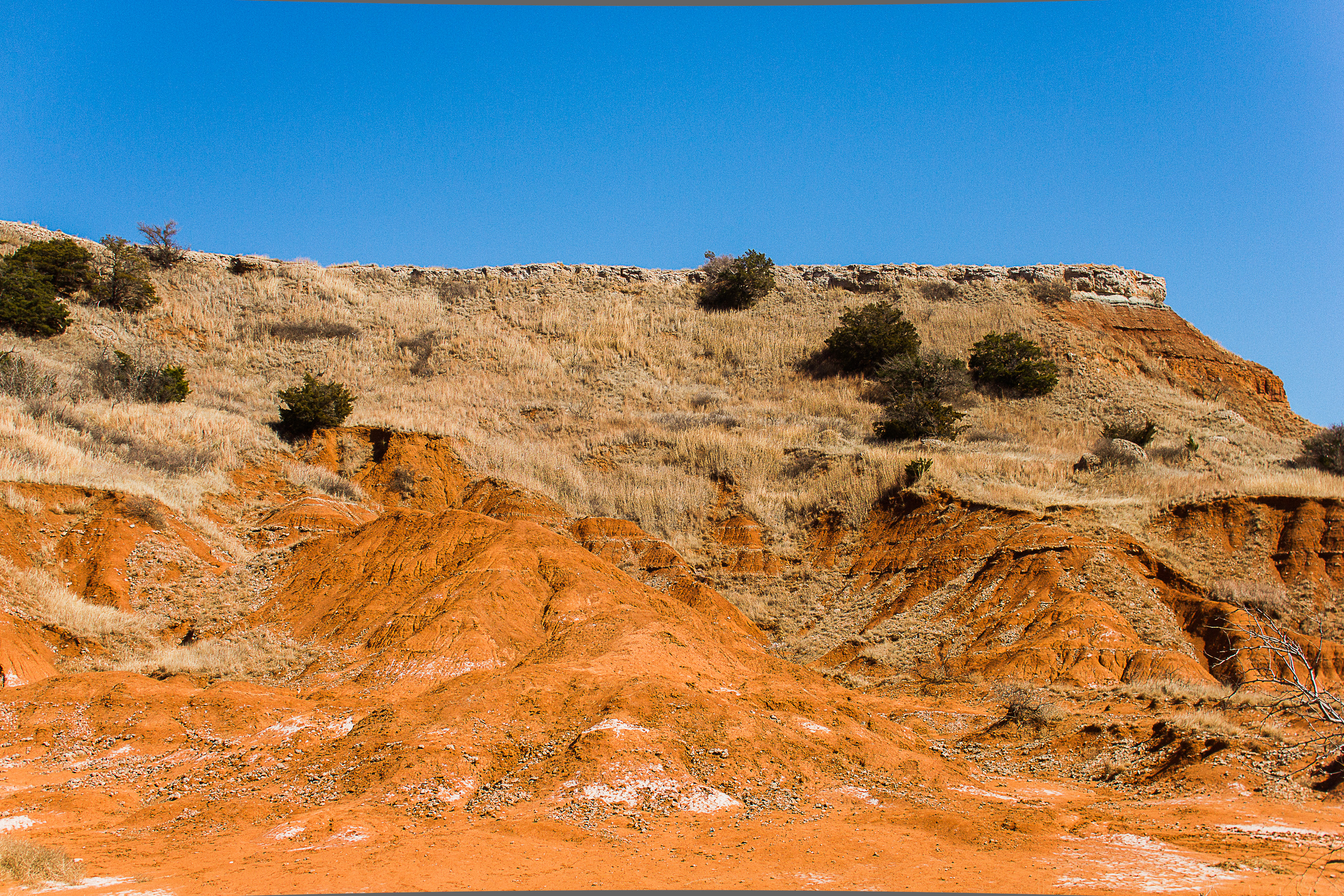 Cathedral Mountain Trail at Gloss Mountain SP, Cleo Springs, Oklahoma