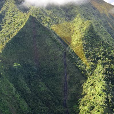 Photograph Kauai from a Helicopter