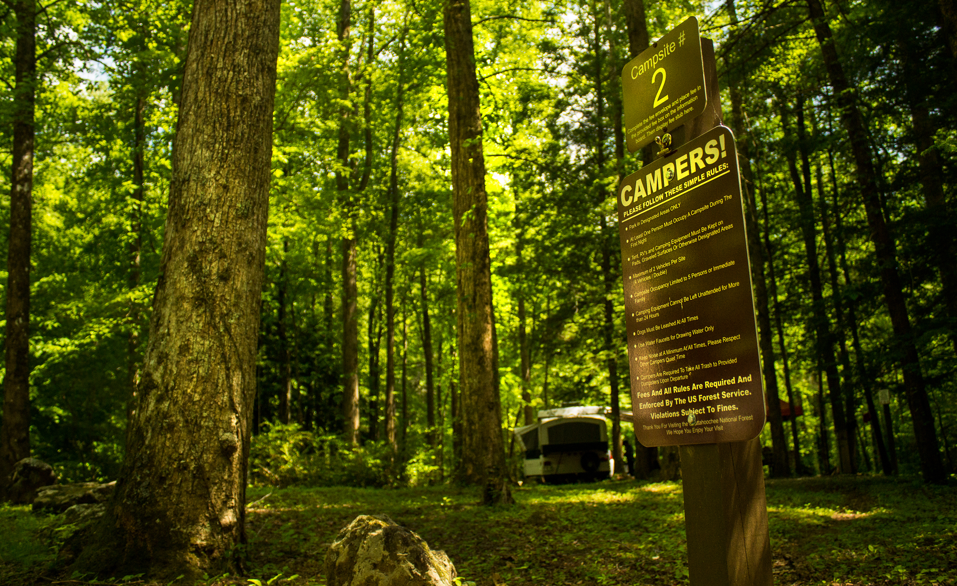 Hike to Desoto Falls, Georgia