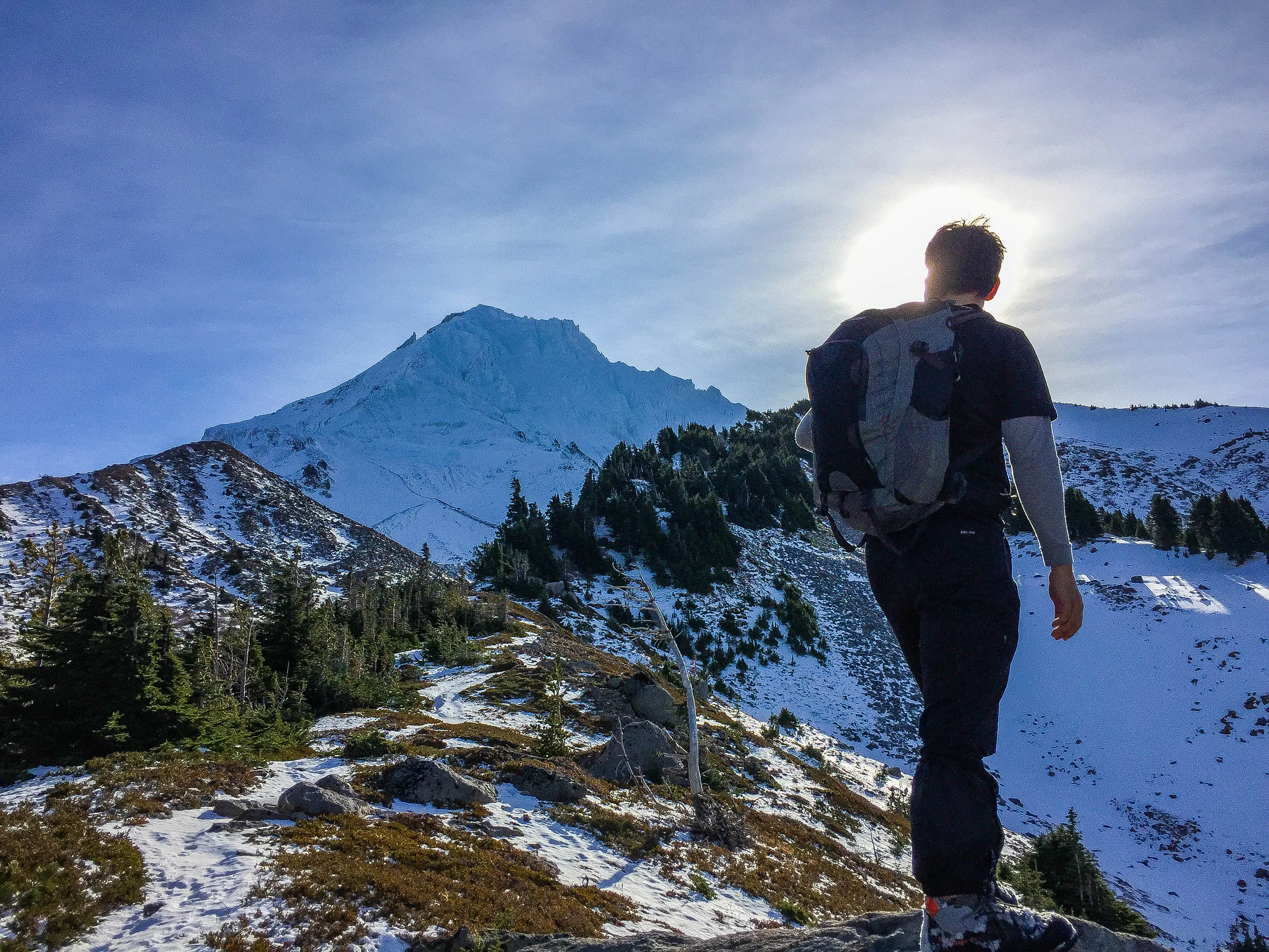 Hike to Sandy Glacier Caves