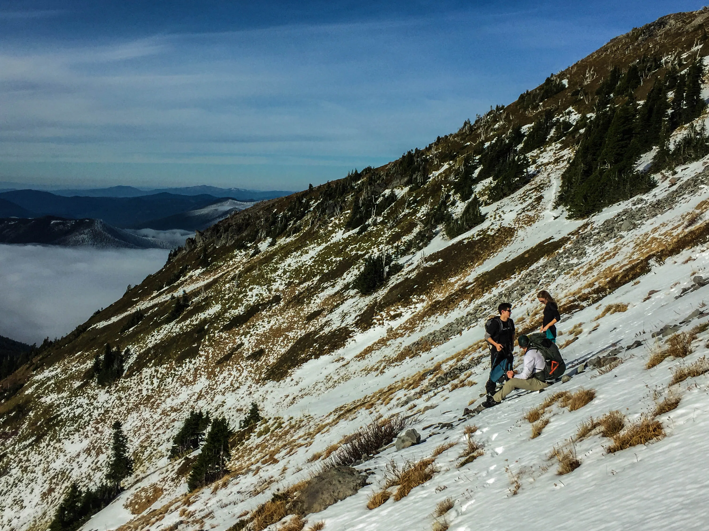 Hike to Sandy Glacier Caves