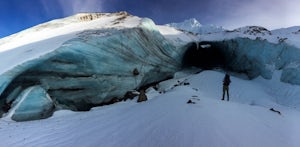 Hike to Sandy Glacier Caves