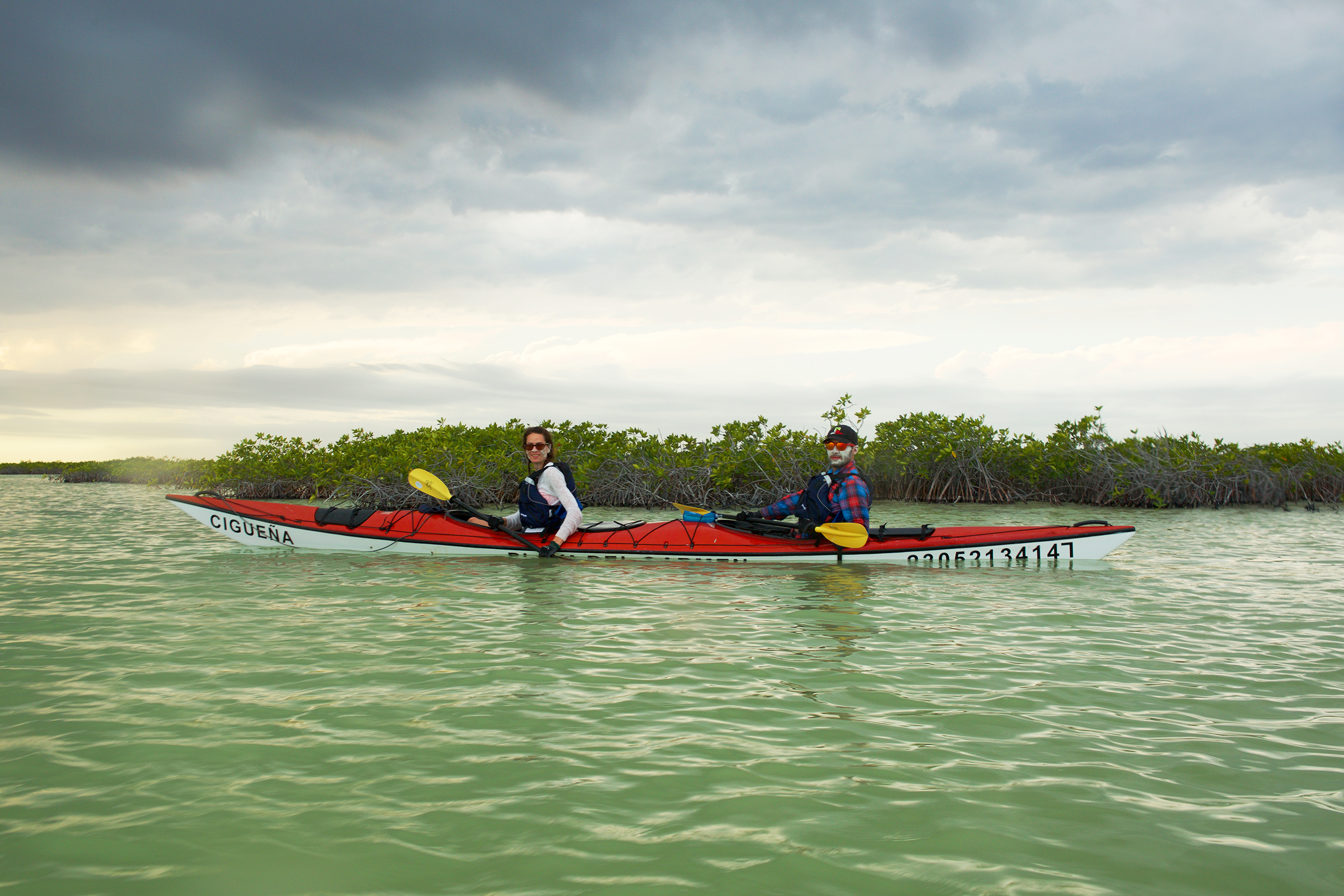 Kayak in the Sian Ka'an Biosphere Reserve