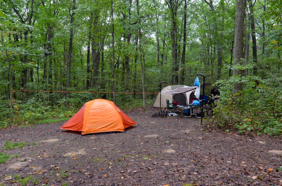 Camp at Kentuck Campground, Kentuck Campground