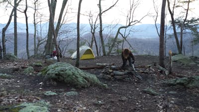Hike & Camp at Humpback Rocks via the Appalachian Trail