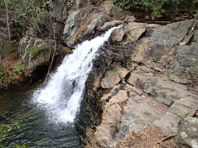 Hike to Hawk Falls in Hickory Run State Park, Hawk Falls Trailhead