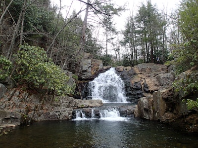 Hike to Hawk Falls in Hickory Run State Park, Hawk Falls Trailhead