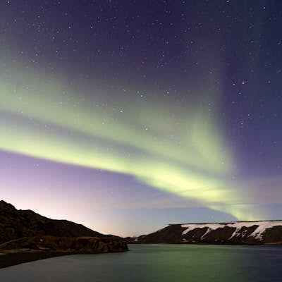 Kleifarvatn Aurora Hunt - Capturing the Northern Lights