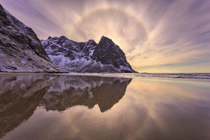 Winter Hike to Kvalvika Beach