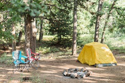 Camp at Doris Campground in the Wichita Mountains