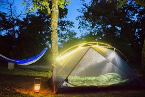 Camp at Osage Hills State Park