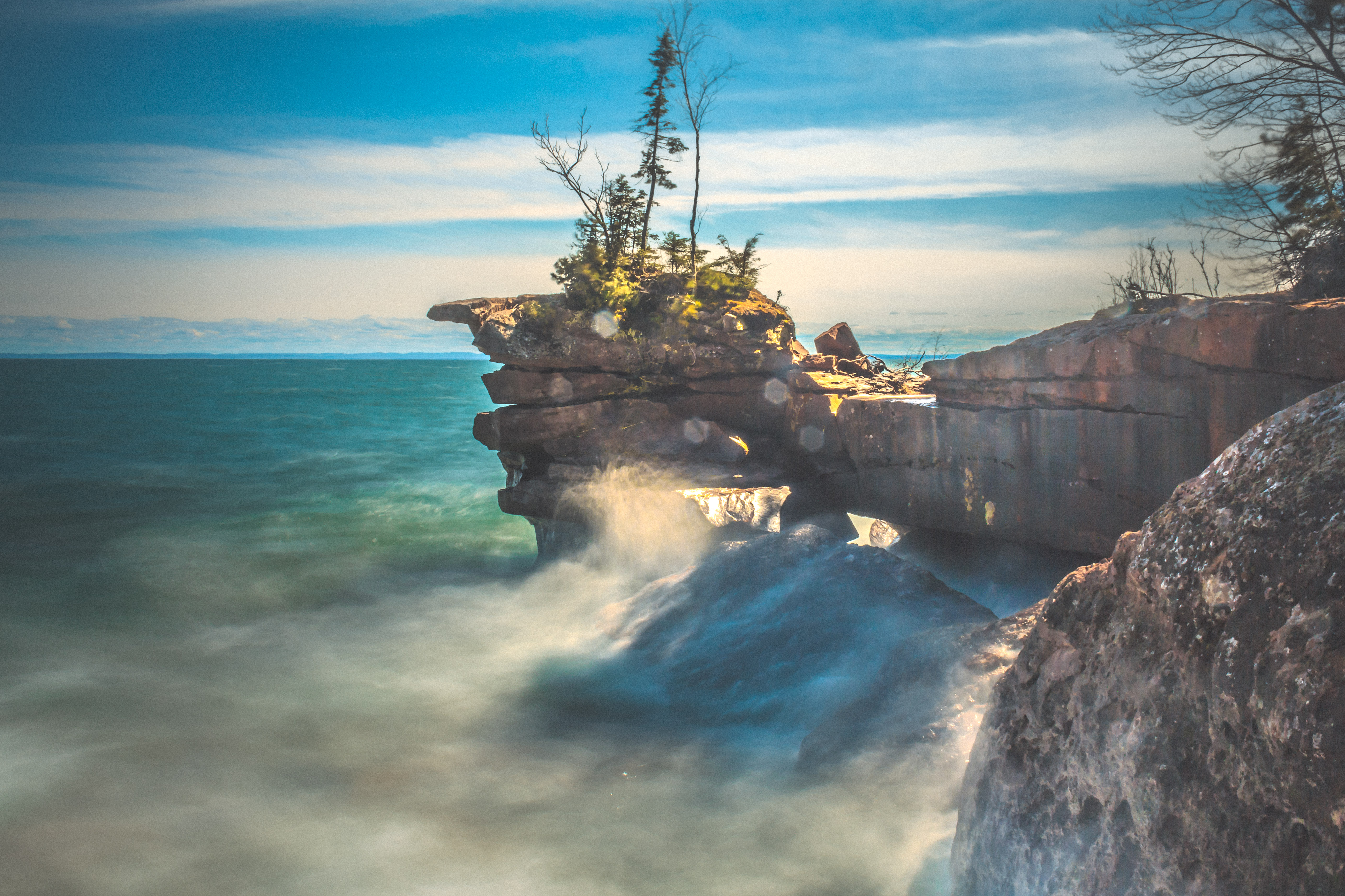 Hike the Point Trail at Big Bay State Park