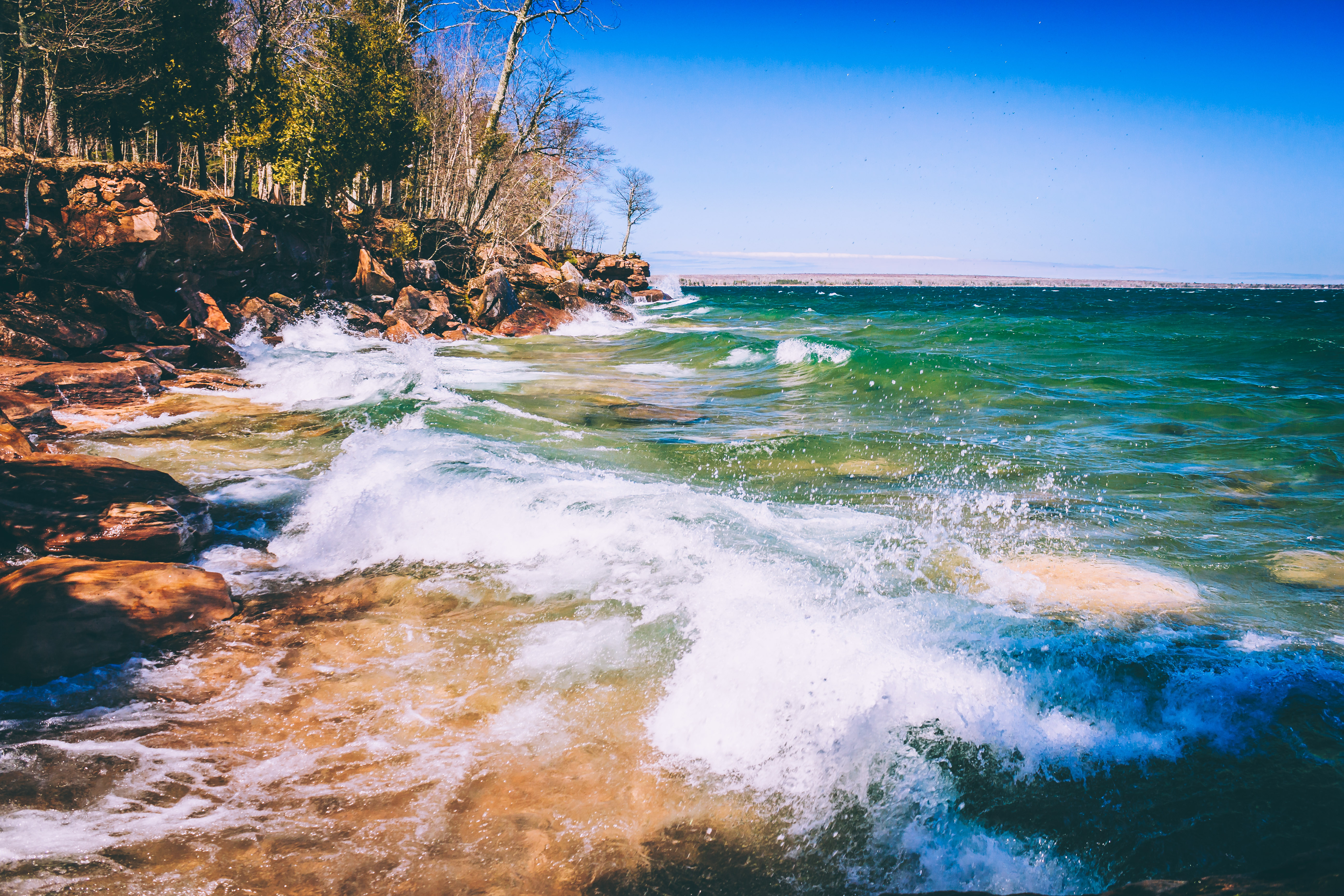 Hike the Point Trail at Big Bay State Park