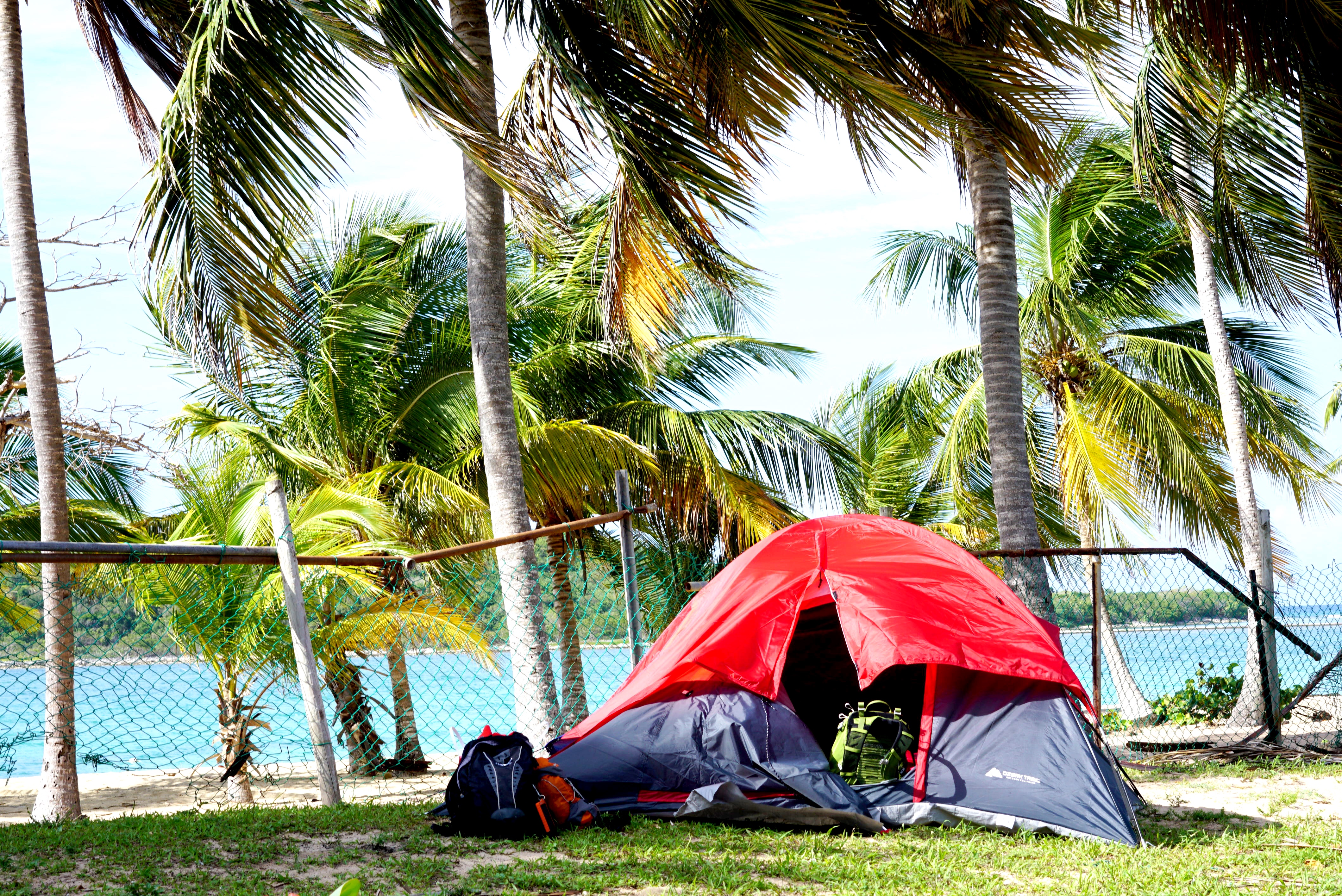 Camp at Sun Bay Beach