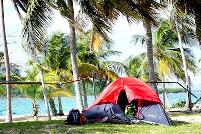 Camp at Sun Bay Beach