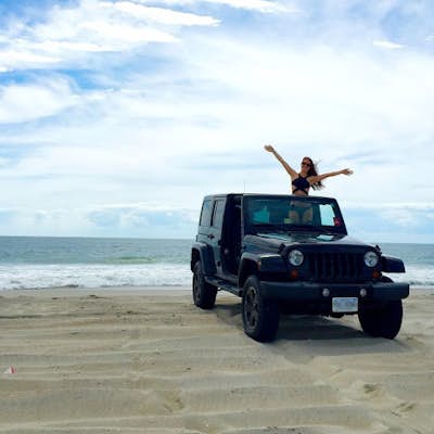 Explore Ocracoke Island Beach in your Car