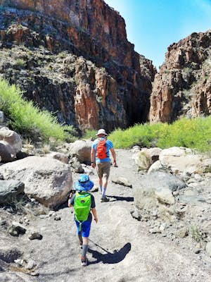 Closed Canyon Trail in Big Bend Ranch SP
