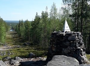 Hike to Treriksrøysa, 3 Border Cairn