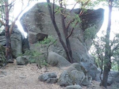Rock climb and rappel at Indian Rock
