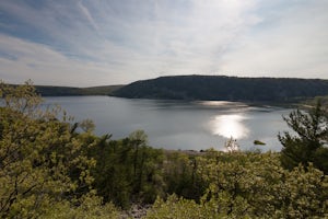 Camp at Devils Lake State Park