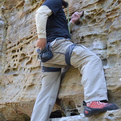 Climb at the Red River Gorge