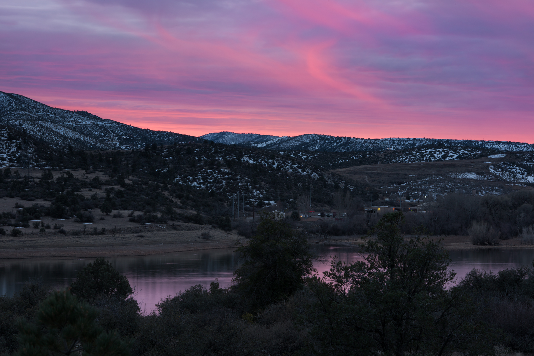 Camp at Watson Lake in Prescott