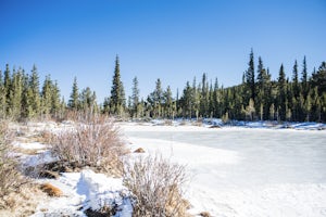 Hike or Snowshoe to Rainbow Lakes