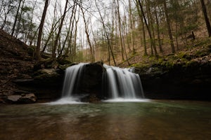 Hike to Debord and Emory Gap Falls in Frozen Head SP