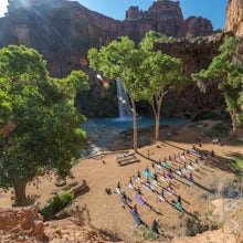 You Haven't Practiced Yoga Until You've Practiced Yoga at Havasu Falls