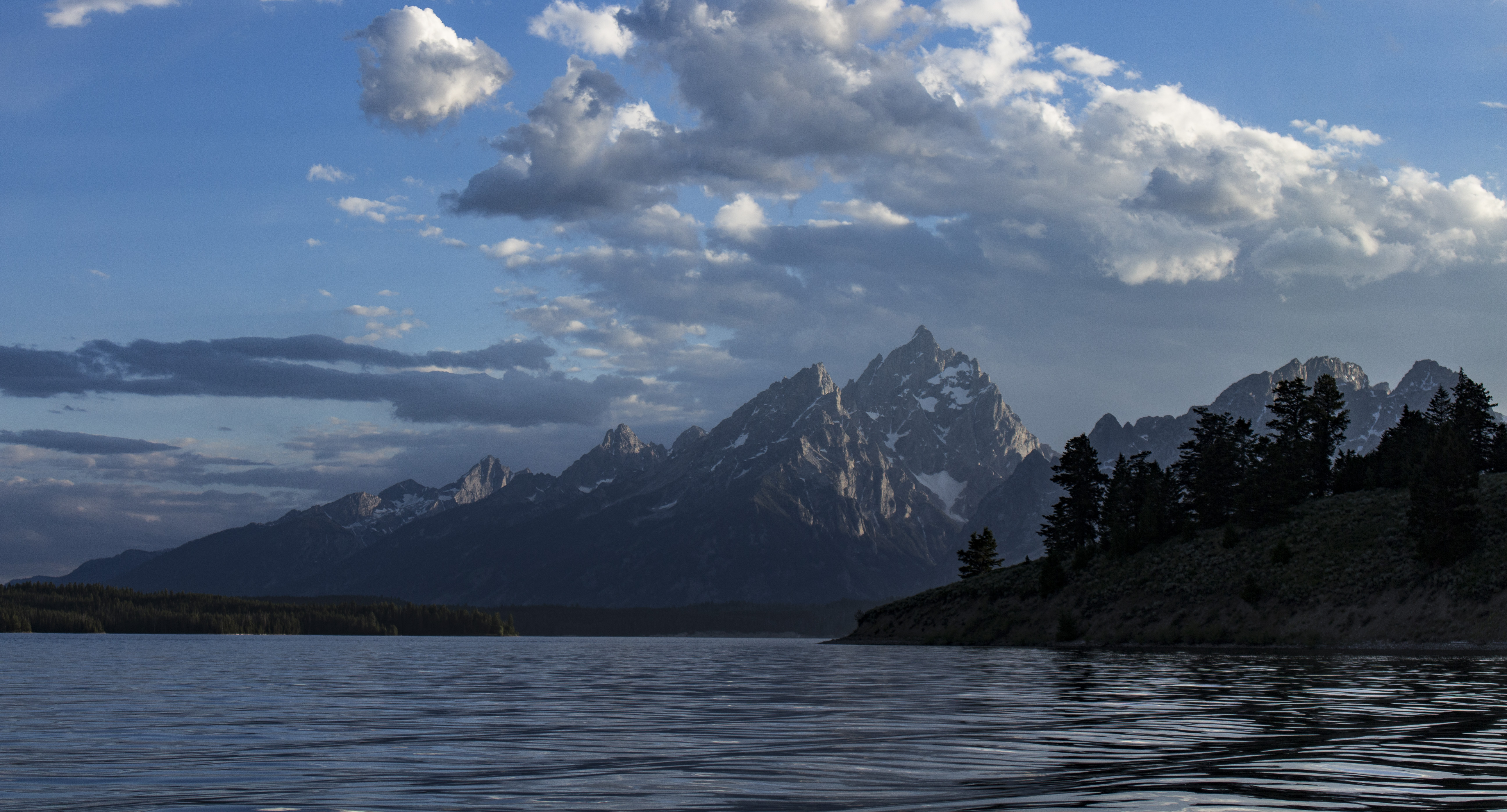 Canoe at Jackson Lake