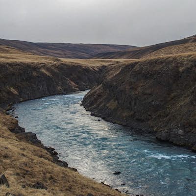 River Raft through a North Iceland Canyon