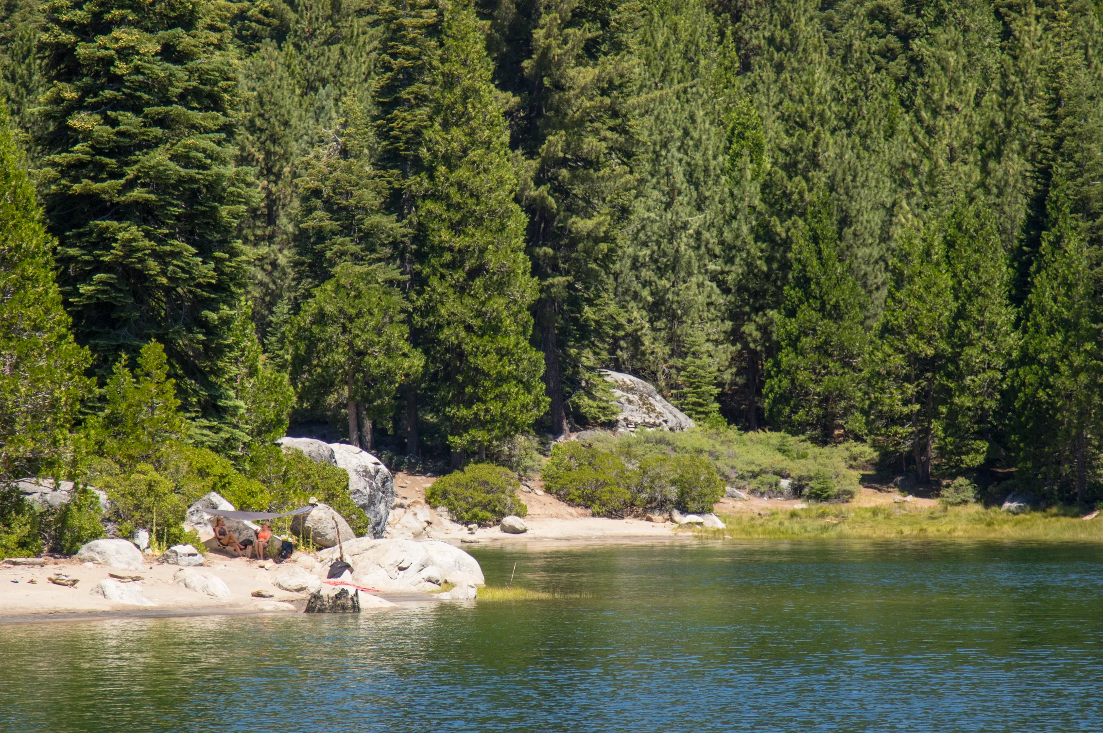 Camp at Ice House Reservoir 