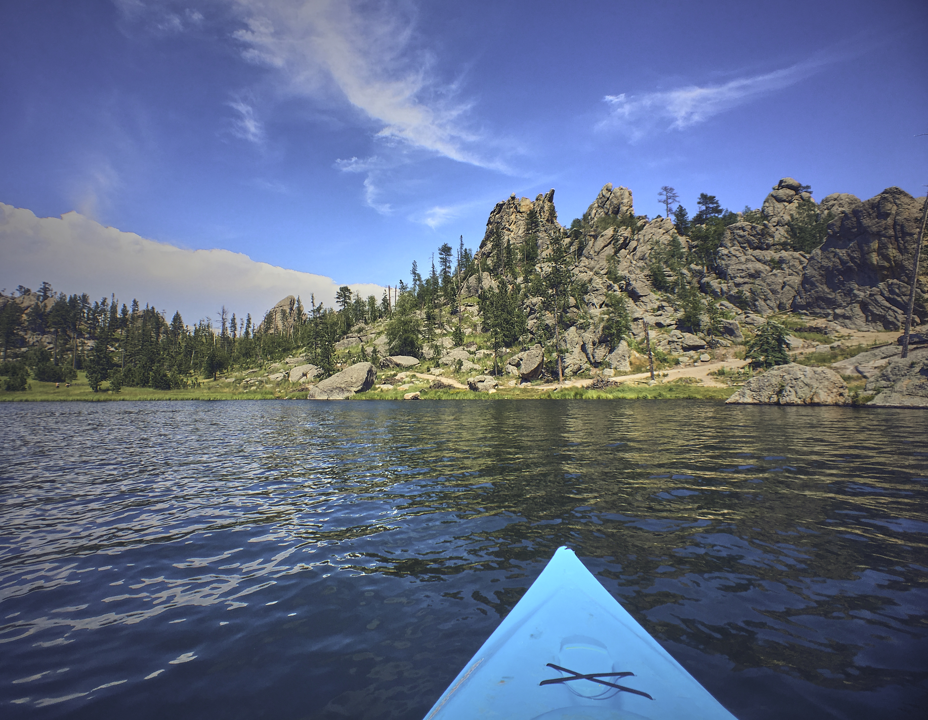 Kayak Sylvan Lake, Custer, South Dakota