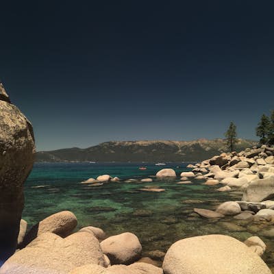 Relax at Tahoe's Chimney Beach