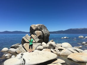 Relax at Tahoe's Chimney Beach