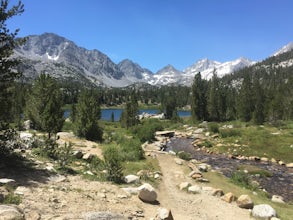 Hike to Little Lakes Valley in the John Muir Wilderness