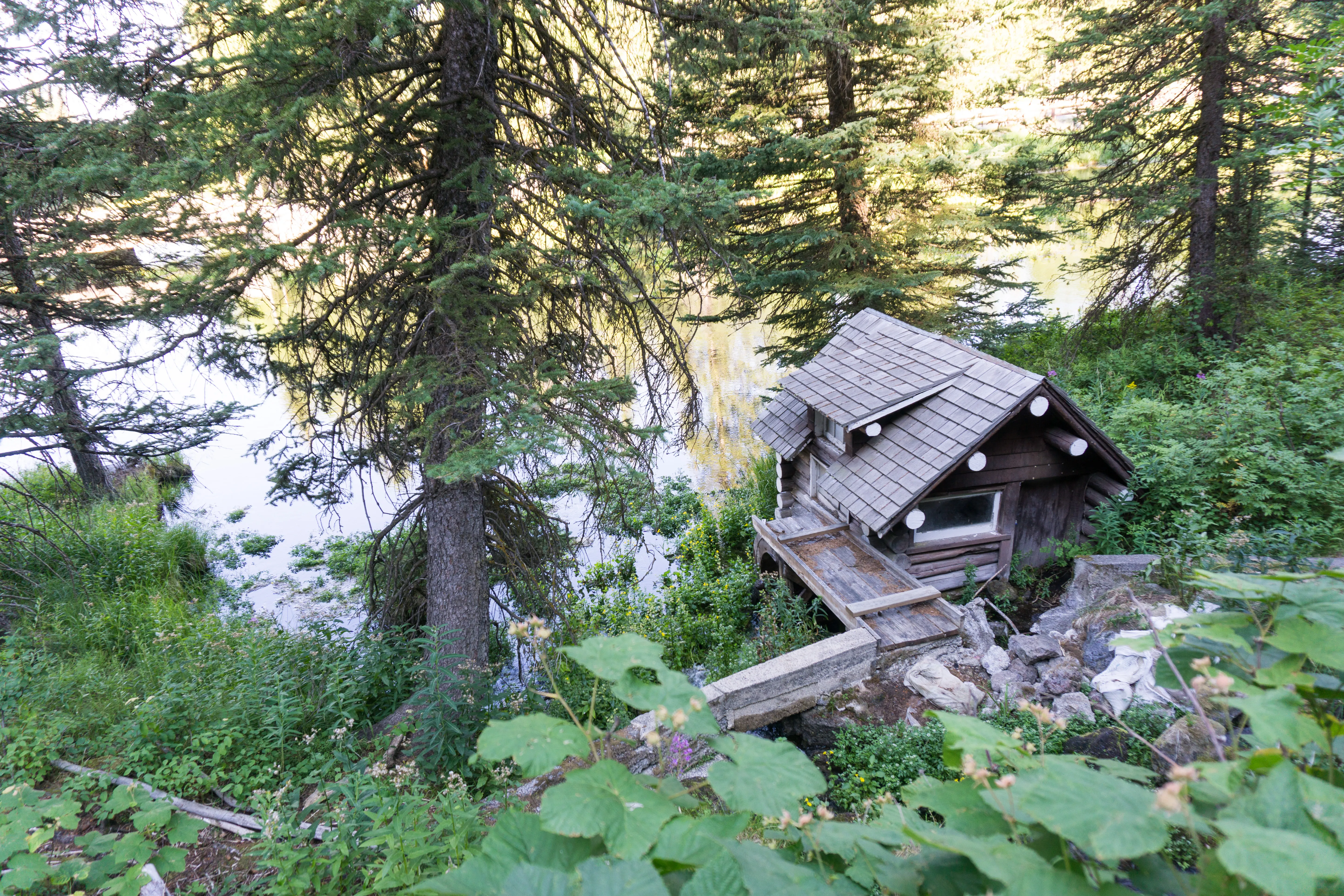 Big Springs and Johnny Sack's Cabin