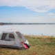 Camp at Great Salt Plains Lake