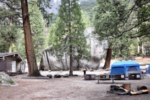 Camp at Camp 4, Yosemite NP