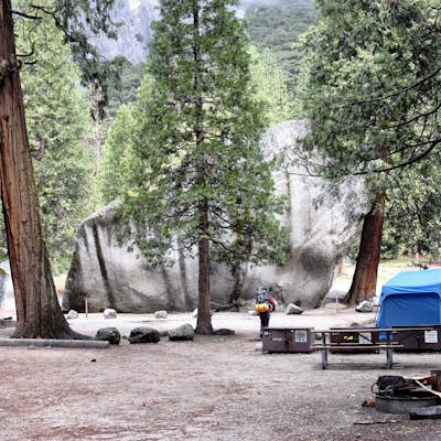 Camp at Camp 4, Yosemite NP